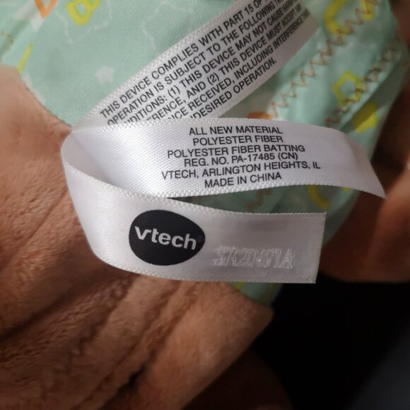 VTech Explore & Crawl Learning Club Soft Crawling Tan Teddy Bear - Picture 7 of 10